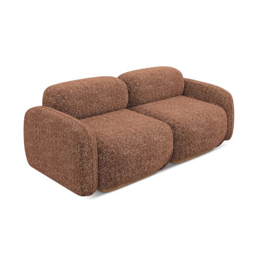  Ailani 3 személyes kanapé - moduláris terracotta színben