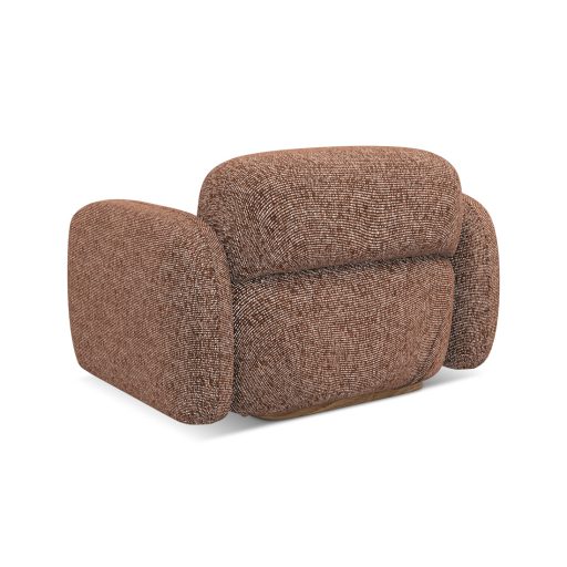 Ailani fotel terracotta színben