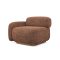 Ailani fotel modul 1 karfával bal - 95x95x73 terracotta színben