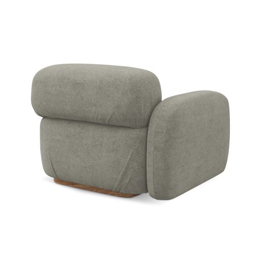 Ailani fotel modul 1 karfával bal - 95x95x73 taupe színben
