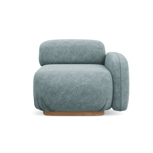  Ailani fotel modul 1 karfával jobb - 95x95x73 farmerkék színben