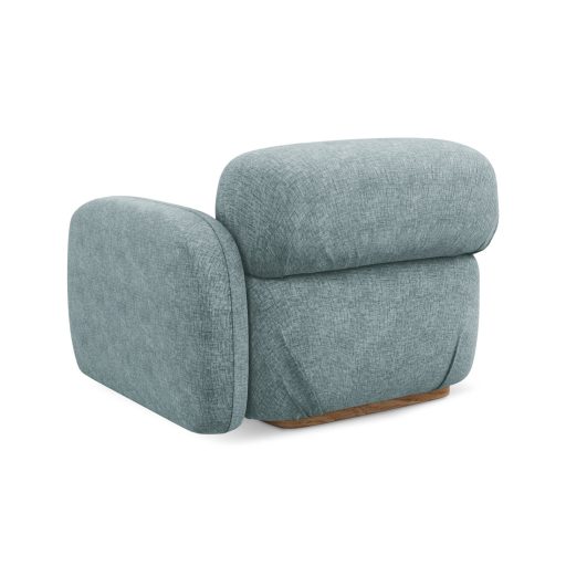  Ailani fotel modul 1 karfával jobb - 95x95x73 farmerkék színben