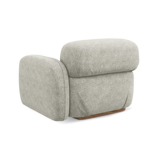  Ailani fotel modul 1 karfával jobb - 95x95x73 ezüst színben