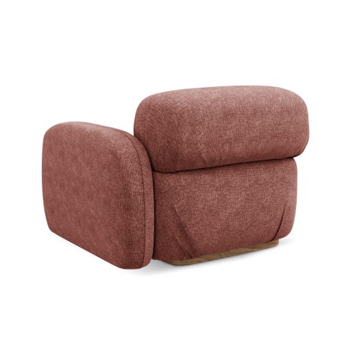  Ailani fotel modul 1 karfával jobb - 95x95x73 halvány rózsaszín színben