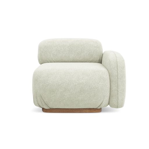 Ailani fotel modul 1 karfával jobb - 95x95x73 fehér színben