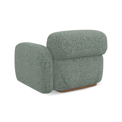  Ailani fotel modul 1 karfával jobb - 95x95x73 világoszöld színben