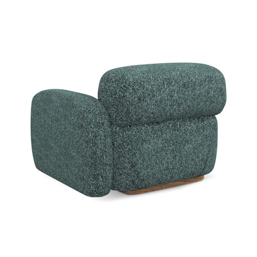 Ailani fotel modul 1 karfával jobb - 95x95x73 farmerkék színben