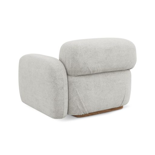  Ailani fotel modul 1 karfával jobb - 95x95x73 ezüst színben