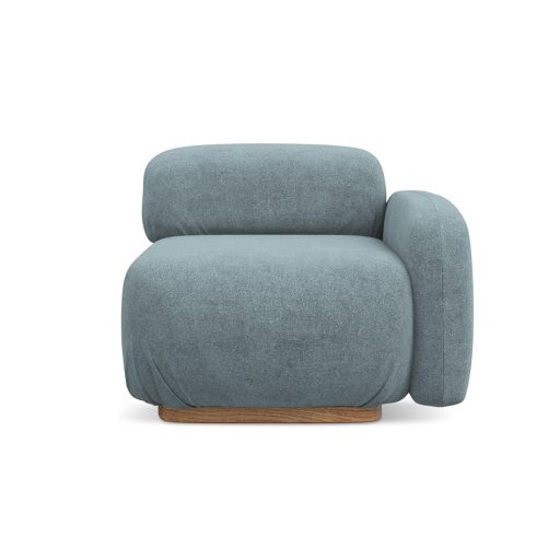  Ailani fotel modul 1 karfával jobb - 95x95x73 farmerkék színben