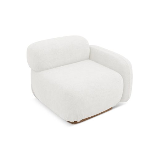  Ailani fotel modul 1 karfával jobb - 95x95x73 fehér színben
