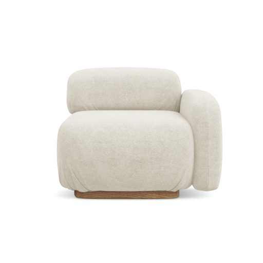  Ailani fotel modul 1 karfával jobb - 95x95x73 pearl (gyöngy) színben
