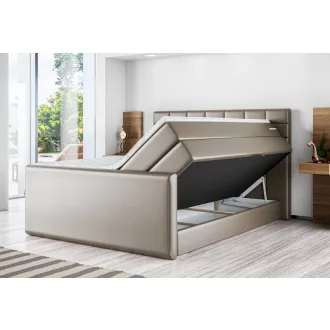 Aiva boxspring ágy ágyneműtartóval 200 X 200