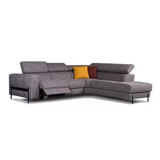   Akron dupla elektromos relax sarokgarnitúra 296 cm X 238 cm - jobbos