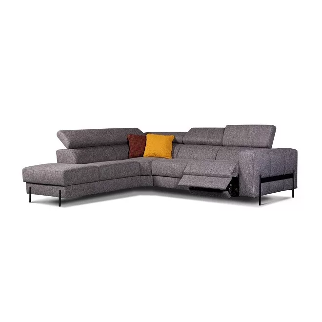 Akron elektromos relax sarokgarnitúra 238 cm X 296 cm - balos (relax  karfa mellett)