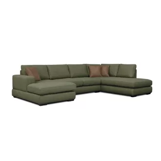   Alano U-alakú sarok ülőgarnitúra 159 cm X 358 cm X 219 cm - jobbos