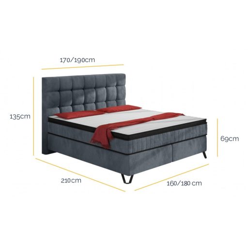Alexander boxspring ágy 160 X 200