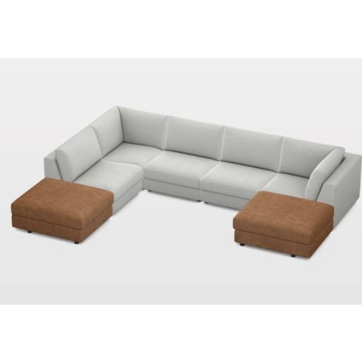 Allente U-alakú sarokgarnitúra 282 cm x 388 cm x 194 cm - balos
