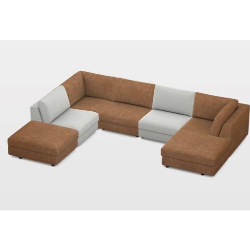 Allente U-alakú sarokgarnitúra 282 cm x 388 cm x 194 cm - balos
