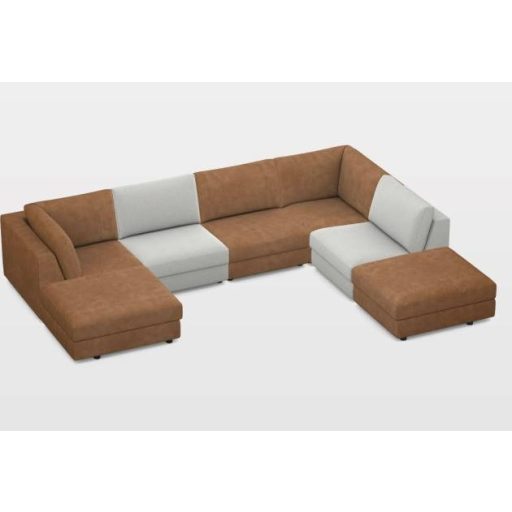 Allente U-alakú sarokgarnitúra 194 cm x 388 cm x 282 cm - jobbos