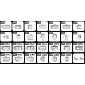 Amira relax sarokkanapé 290 cm X 170 cm - jobbos 