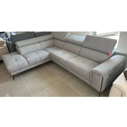 Amira relax sarokkanapé kanapé greige színben AquaClean Fabia16