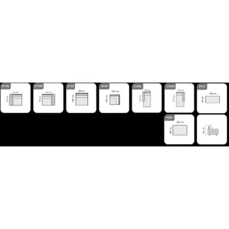 Ares U-alakú sarokkanapé 215 cm x 363 cm x 173 cm - balos