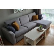   Asti ágyazható sarok ülőgarnitúra 292 cm X 184 cm - nyitható tárolóval - jobbos