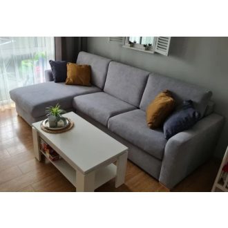   Asti ágyazható sarok ülőgarnitúra 184 cm X 292 cm - nyitható tárolóval - balos