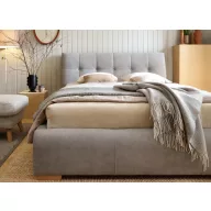   Aston kárpitozott ágy - 106 cm magas fejvéggel - 160 X 200 fekvőfelület