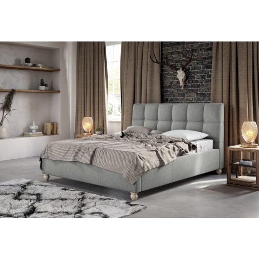 Aston kárpitozott ágy - 106 cm magas fejvéggel - 160 X 200 fekvőfelület