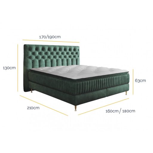 Astoria boxspring ágy 180 X 200
