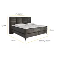 Atlanta 160 X 200 boxspring ágy