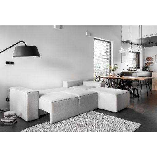 Sila ágyazható dán design sarokkanapé - jobbos