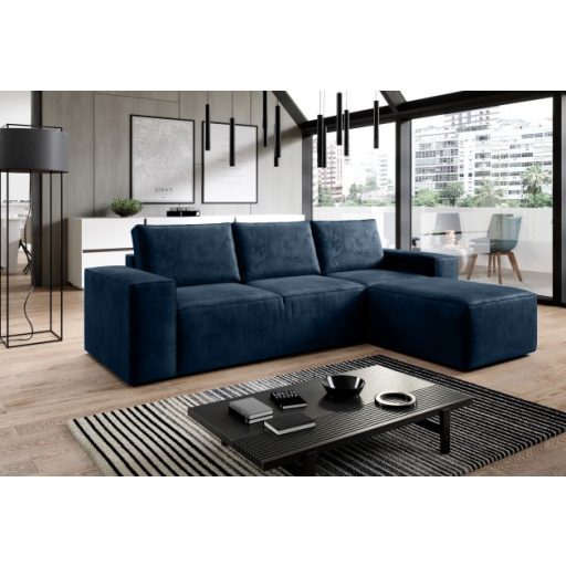 Sila ágyazható dán design sarokkanapé - jobbos