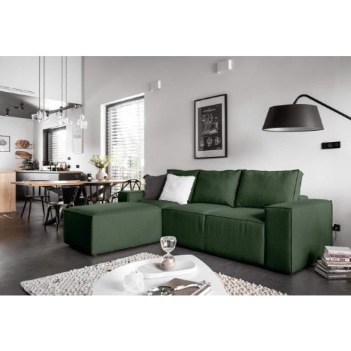 Sila ágyazható dán design sarokkanapé - balos