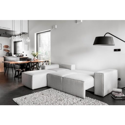 Sila ágyazható dán design sarokkanapé - balos