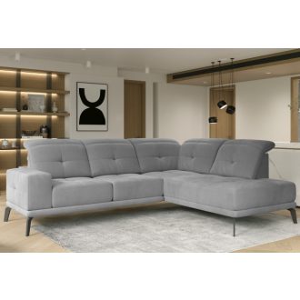 Teddy modern L-alakú sarokgarnitúra - jobbos 