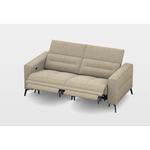 Bali 3 személyes kanapé 2 karral - Elektromos Relax funkció 2 oldalon