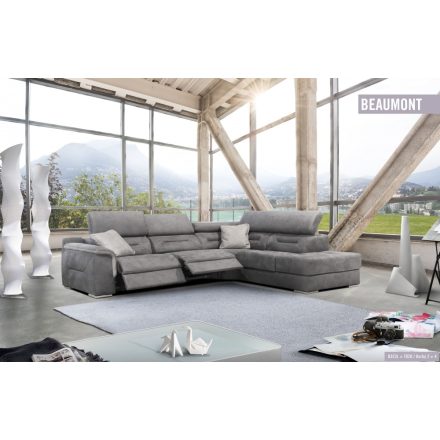 Beaumont ülőgarnitúra - rendelhető opció: elektromos relax funkció , ágyazható kanapé: Easy System , Simple System