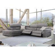   Beaumont 2 elektromos relax sarokgarnitúra - 296 cm X 235 cm - balos