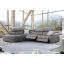 Beaumont 2 elektromos relax sarokgarnitúra - 296 cm X 235 cm - balos