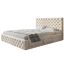 Békéscsaba ágykeret 180 X 200 fekvőfelület, ágyráccsal és ágyneműtartóval, Amor04 bézs Expressz szállítással