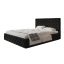 Békéscsaba ágykeret 180 X 200 fekvőfelület, ágyráccsal és ágyneműtartóval, Amor22 fekete Expressz szállítással