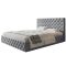 Békéscsaba ágykeret 180 X 200 fekvőfelület, ágyráccsal és ágyneműtartóval, Jasmine90 szürke Expressz szállítással