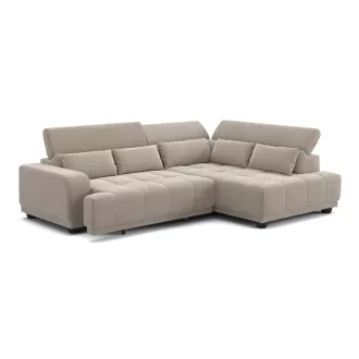   Jade L-alakú sarokkanapé - jobbos - nyitott - 270 cm X 203 cm - elektromosan mélyíthető ülőfelülettel 