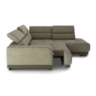   Polar L-alakú sarokkanapé - jobbos - zárt - 313 cm X 226 cm - elektromosan mélyíthető ülőfelülettel 