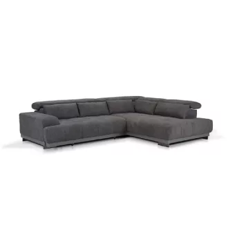   Polar L-alakú sarokkanapé - jobbos - zárt - 313 cm X 226 cm - elektromosan mélyíthető ülőfelülettel 