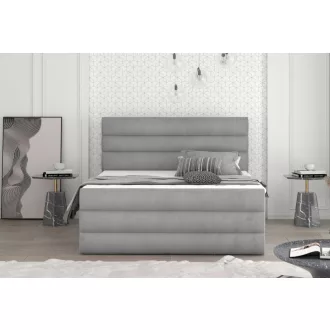   Cade ágyneműtartós boxspring ágy 140 X 200 - hideghab topper