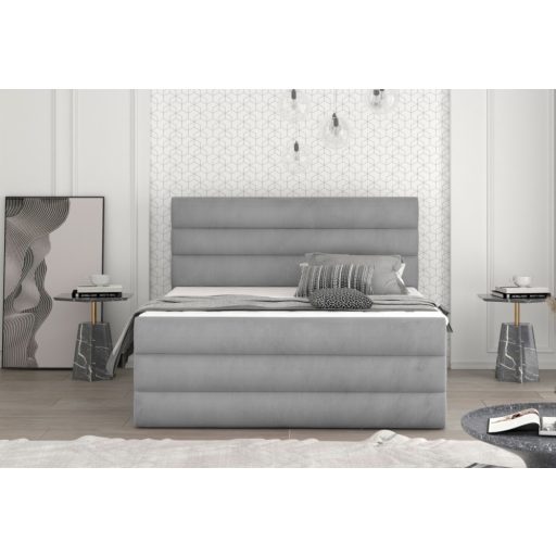 Cade ágyneműtartós boxspring ágy 160 X 200 - hideghab topper
