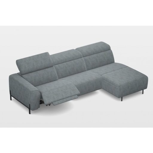 Calais sarokgarnitúra 281 cm X 176 cm - elektromos relax funkció karfa mellett - jobb